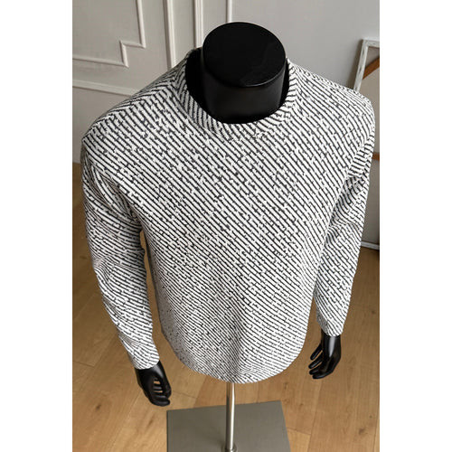 Herren Modischer Langarm-Pullover mit kreativen Mustern Drune