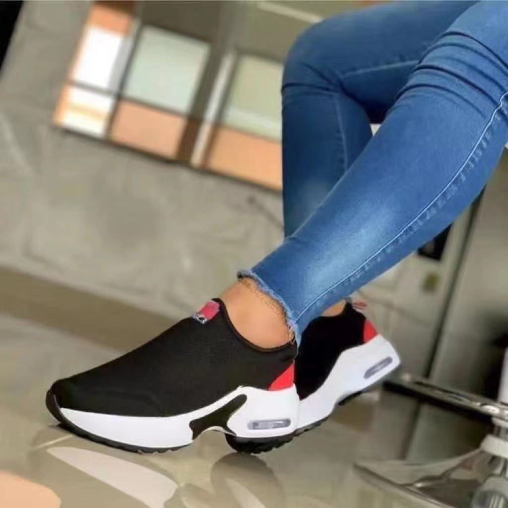Damen Sock-Sneaker mit luftgepolsterter Sohleneinheit und gestricktem Komfortschaft Drune
