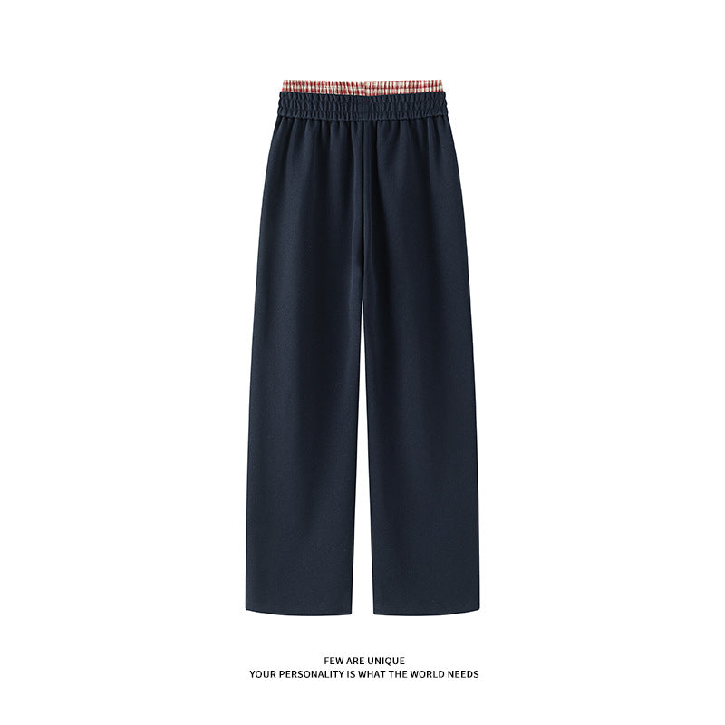 Herren weite Freizeithose aus atmungsaktivem Baumwollmix mit elastischem Bund und seitlichen Taschen Drune