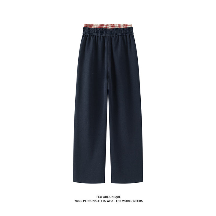 Herren weite Freizeithose aus atmungsaktivem Baumwollmix mit elastischem Bund und seitlichen Taschen Drune