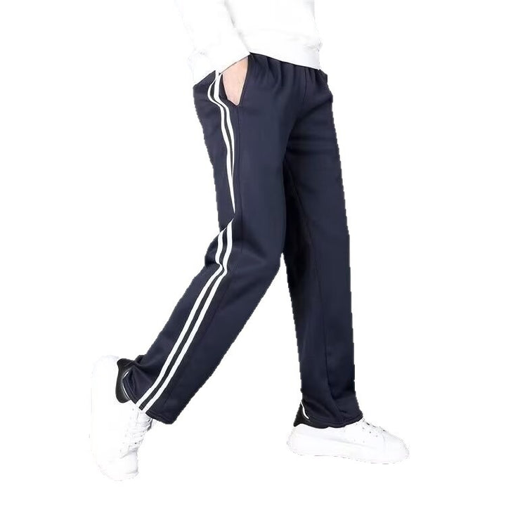 Herren Sportliche Trainingshose mit seitlichen Streifen Drune