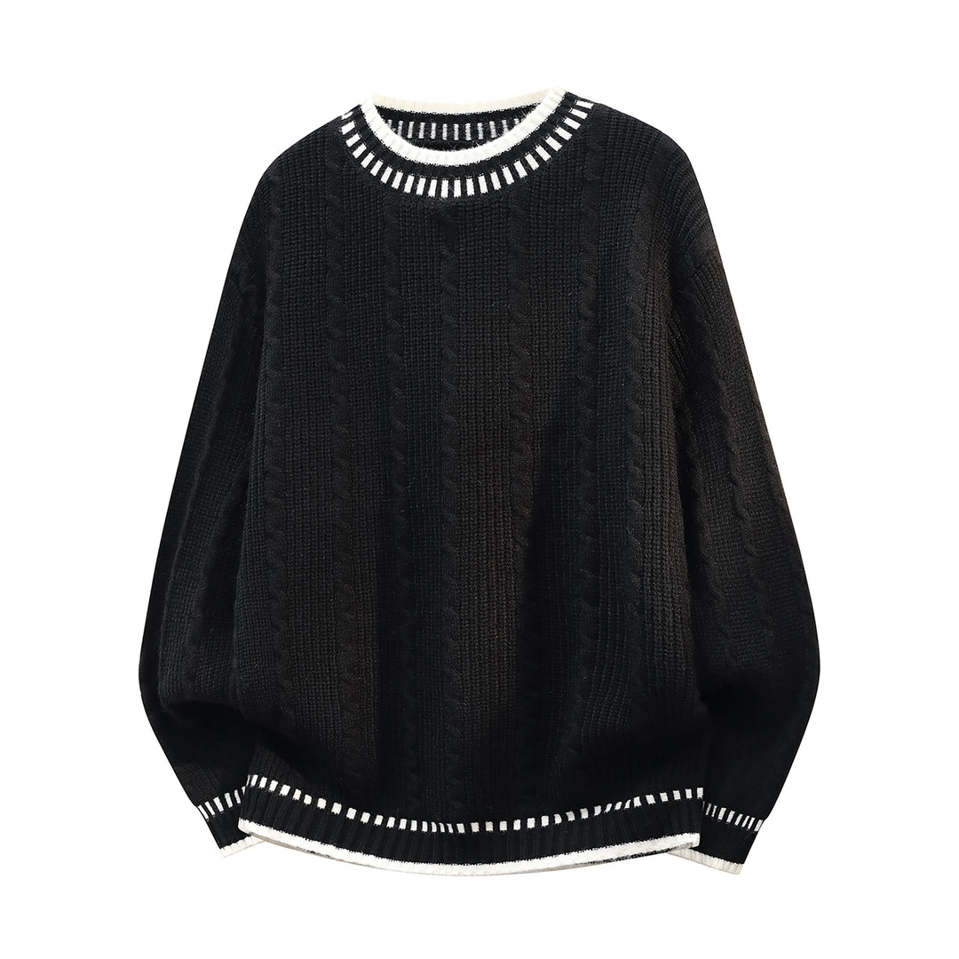 Damen Modischer Pullover mit strukturiertem Design Drune