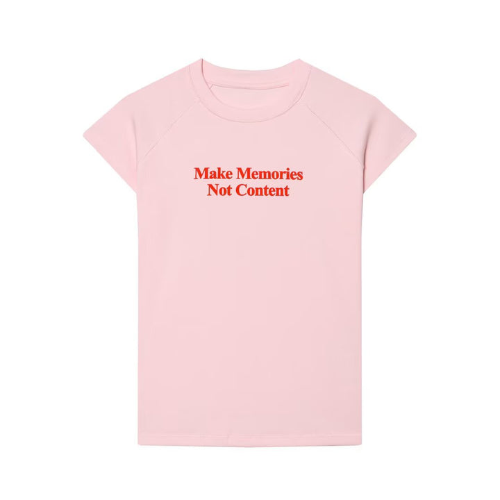 Damen T-Shirt mit kreativem Slogan und lockerer Passform Drune
