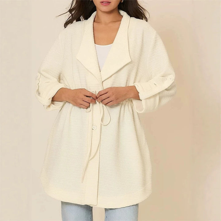 Damen Lässige und elegante Longcardigan Drune