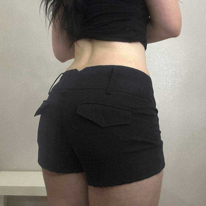Damen elegante Tailored Shorts Drune
