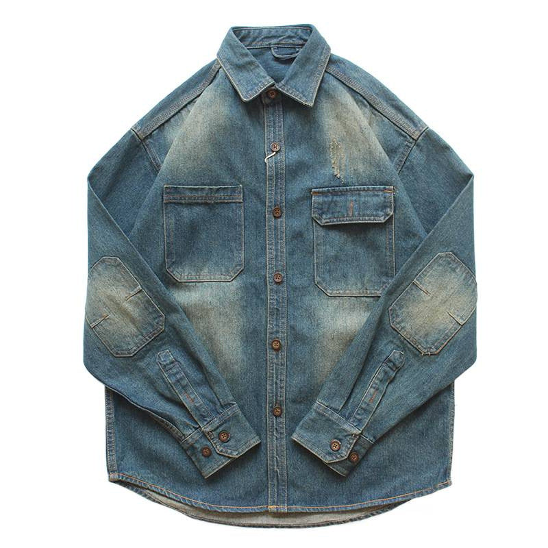 Herren Denim Überhemd Drune