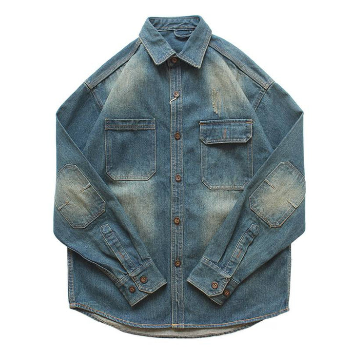 Herren Denim Überhemd Drune