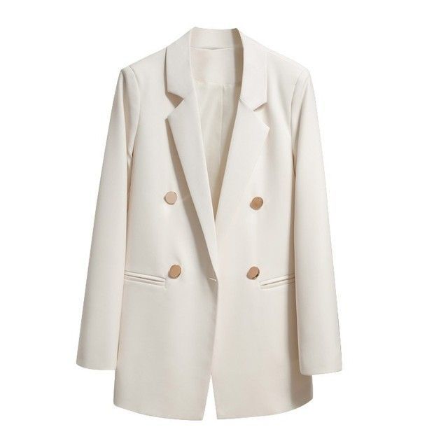 Damen Eleganter und modern geschnittener Blazer mit doppelter Knopfleiste Drune