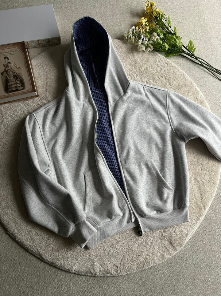 Damen modische Kapuzenjacke mit praktischen Taschen Drune