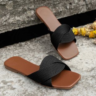 Damen Bequeme Riemchen-Sandalen Drune