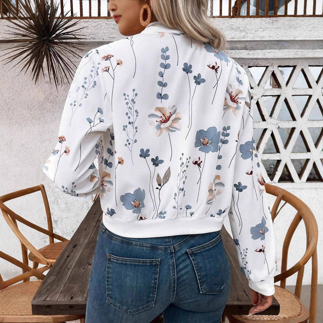 Damen bedruckte Bomberjacke Drune