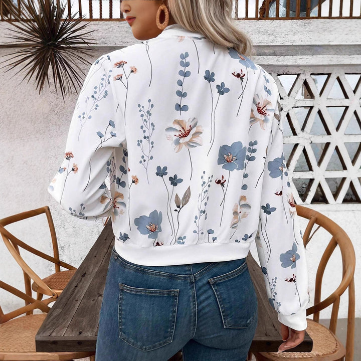 Damen bedruckte Bomberjacke Drune