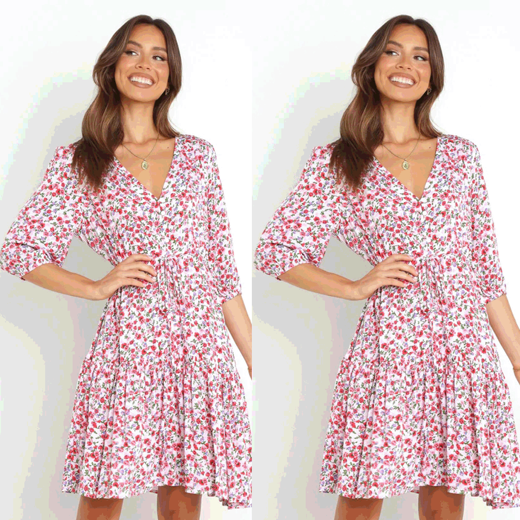 Damen Sommerkleid Drune