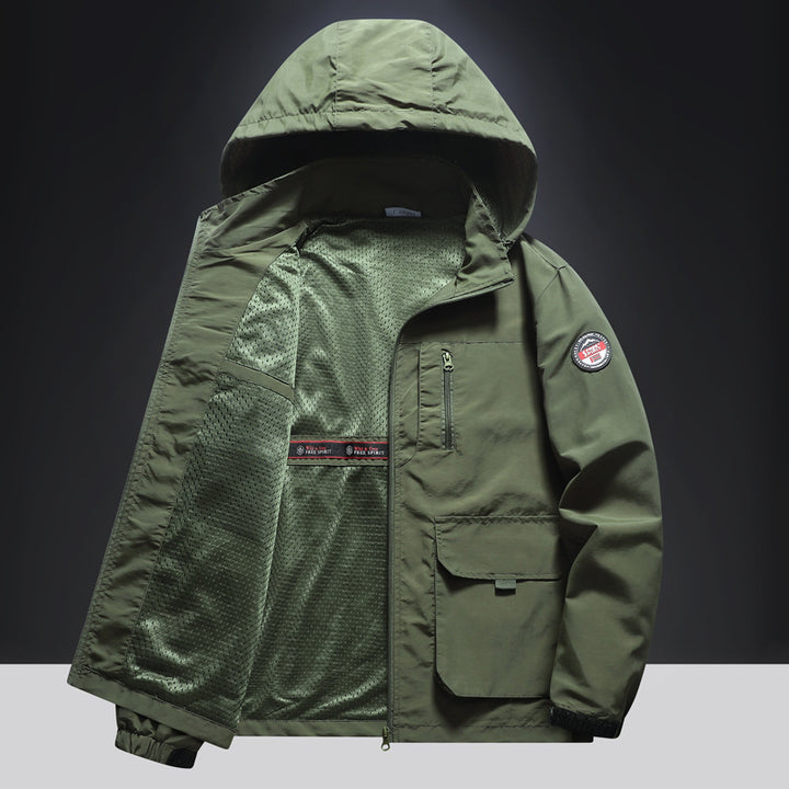 Herren Multifunktionale Übergangsjacke mit seitlichen Taschen Drune