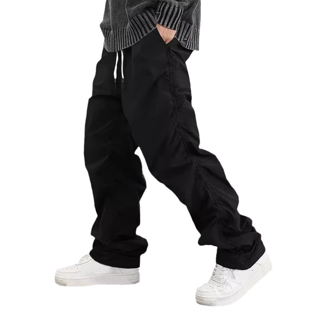 Herren lässige Cargo-Hose mit elastischem Bund und praktischen Taschen Drune