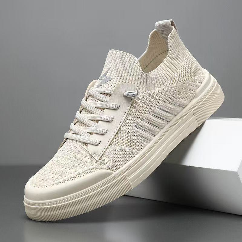Herren Leichter gestrickter Low-Top-Sneaker mit sockenhaftem Schaft und elastischem Einstieg Drune