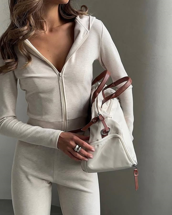 Drune | Club Slim Fit Kapuzen Zweiteiler