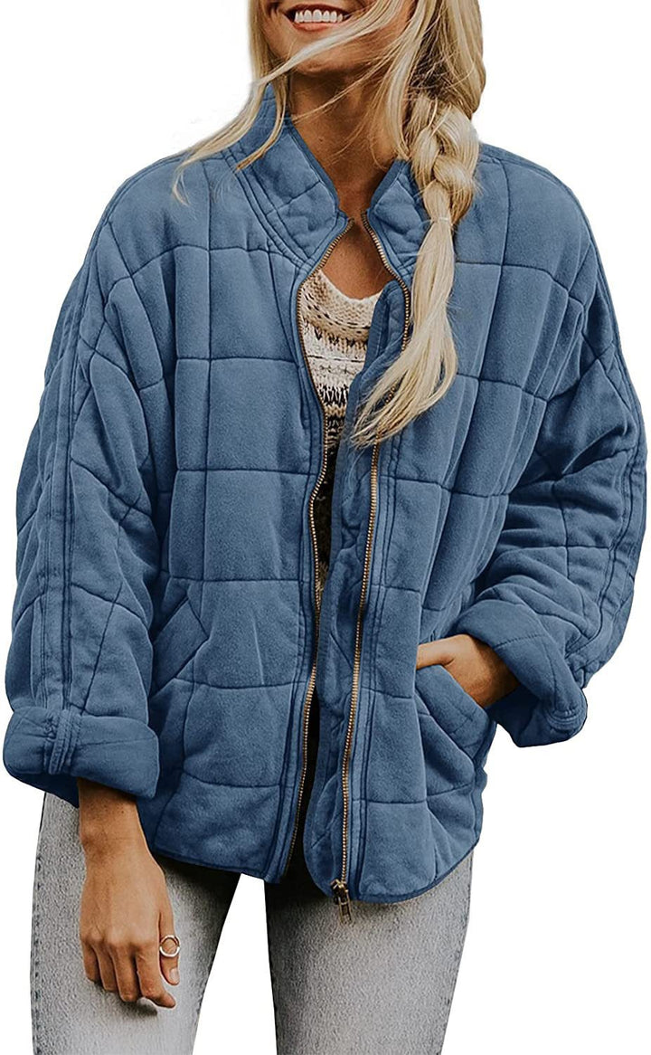 Damen Übergroße Steppjacke Drune