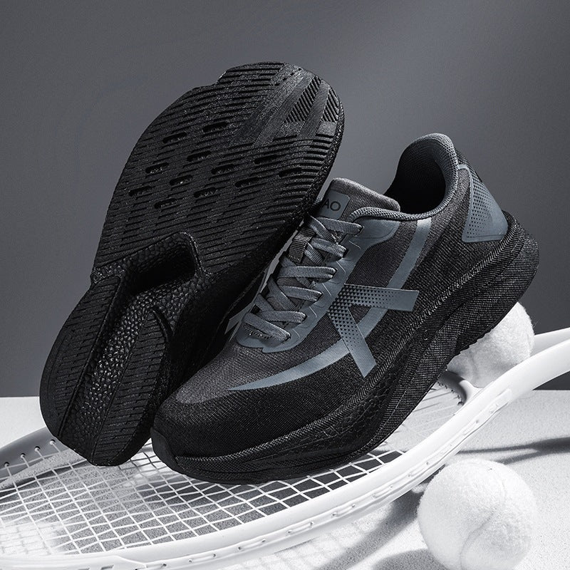 Herren Dämpfender Running-Sneaker mit hoher Sprengung und atmungsaktivem Strickoberteil Drune