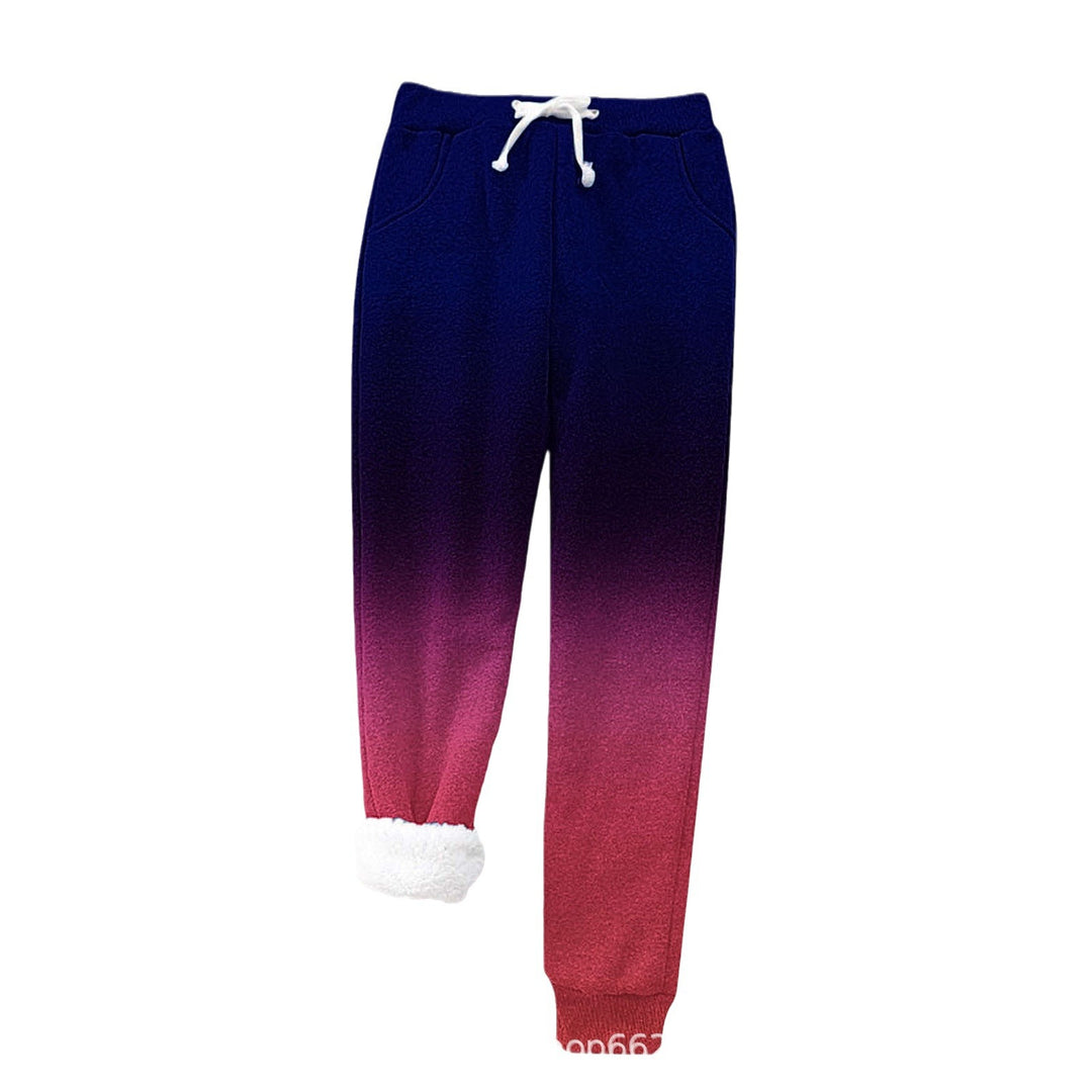 Damen Fleece-Jogginghose mit warmem Innenfutter und elastischem Bund Drune
