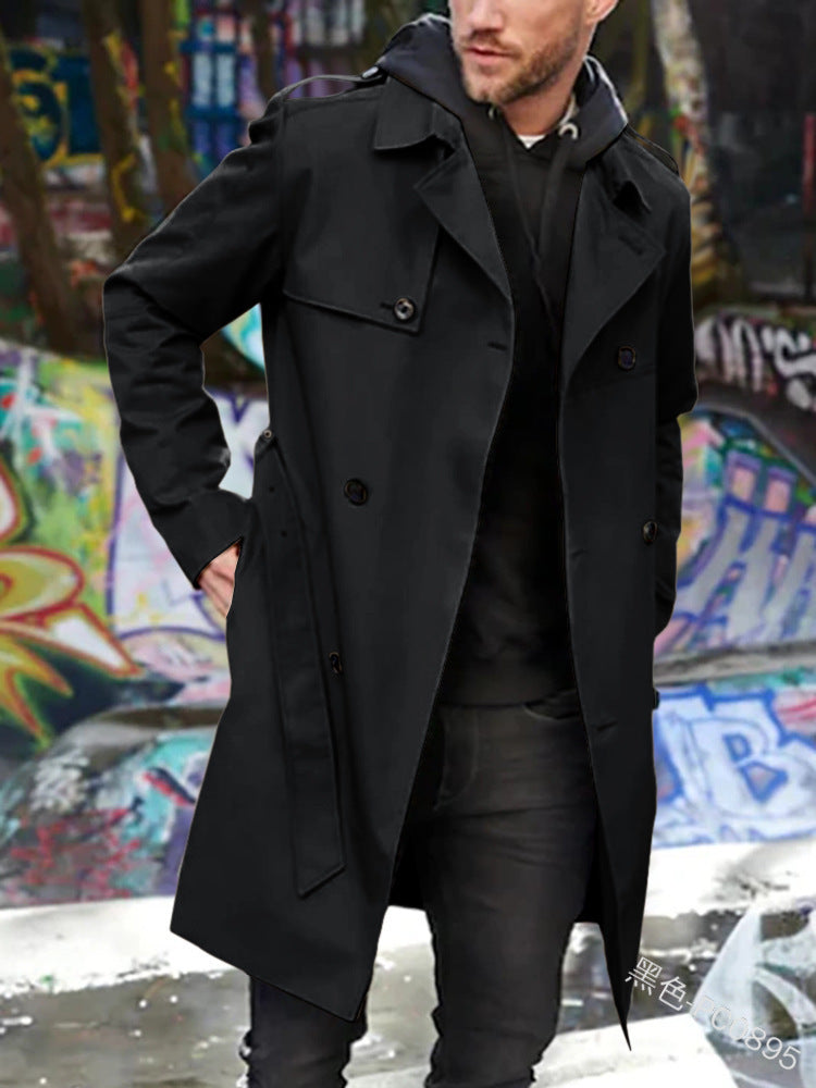 Herren Trenchcoat mit klassischem Stil Drune
