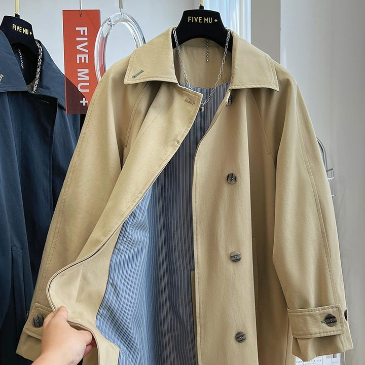 Damen Modischer Übergangsblazer mit Hochkragen Drune