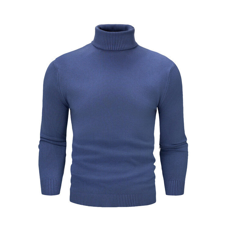 Herren eleganter Rollkragenpullover aus feiner Merinowolle Drune