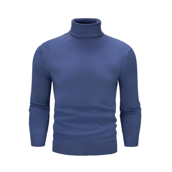 Herren eleganter Rollkragenpullover aus feiner Merinowolle Drune