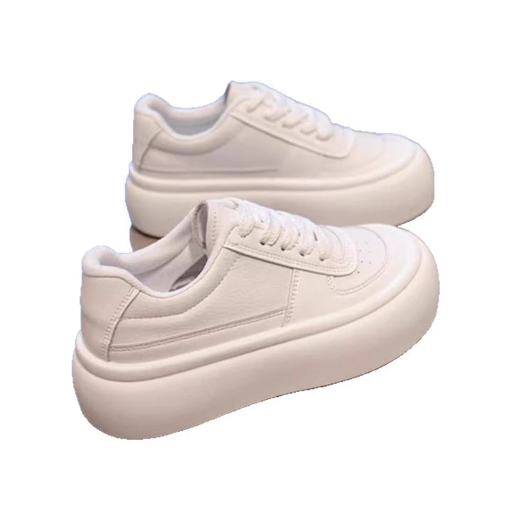 Damen Plateau Sneakers mit ergonomischer Sohle und atmungsaktivem Obermaterial Drune