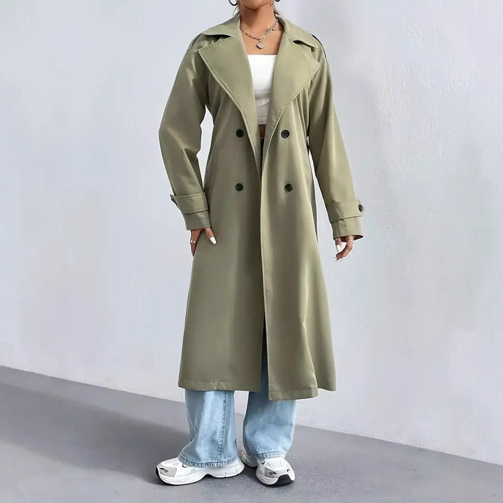 Damen Trenchcoat mit modernem Schnitt von Drune