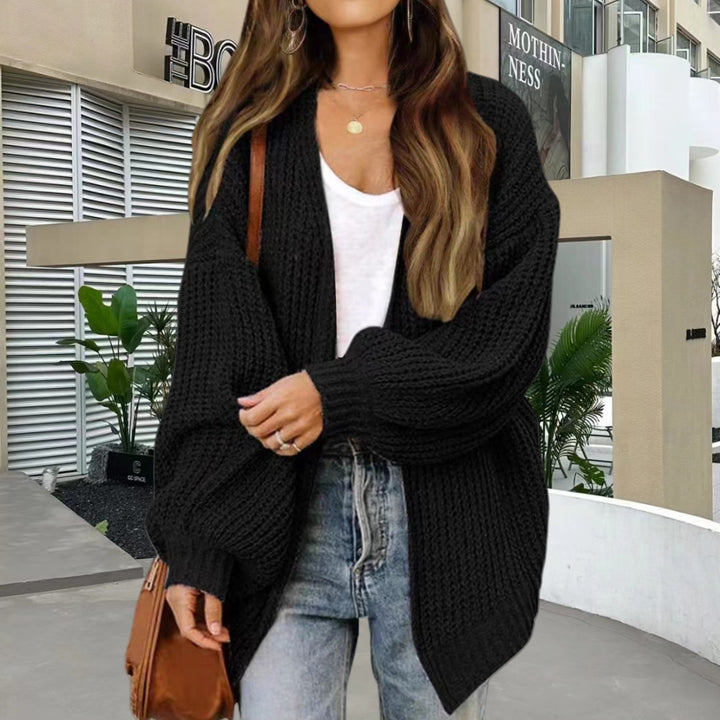 Damen Kuschelige Strickjacke Drune