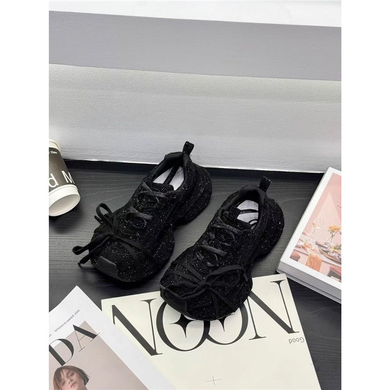 Damen Sculpted-Plateau Sneaker mit strukturiertem Mesh und ergonomischem Komfortfußbett Drune