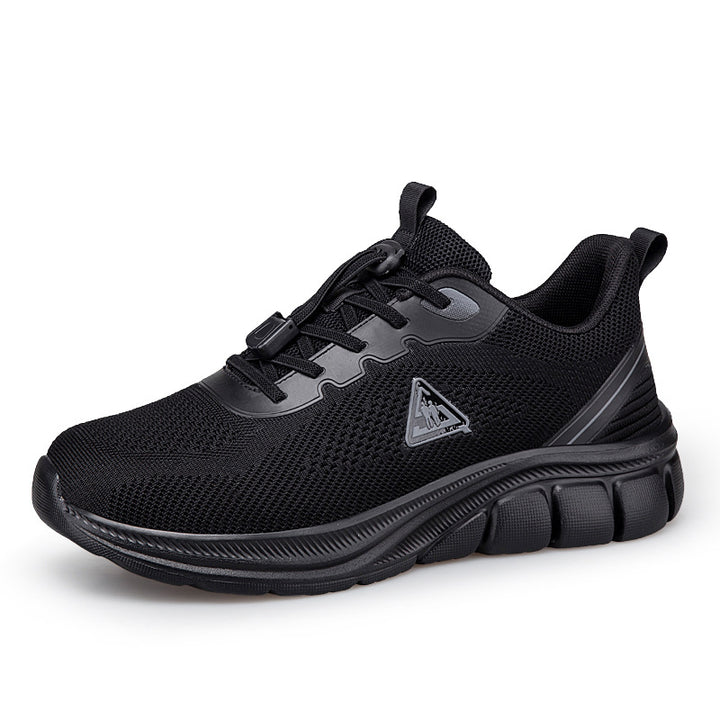 Damen nan leichter atmungsaktiver Strick-Walking-Sneaker mit Schnellzugverschluss und ergonomischer EVA-Dämpfung Drune