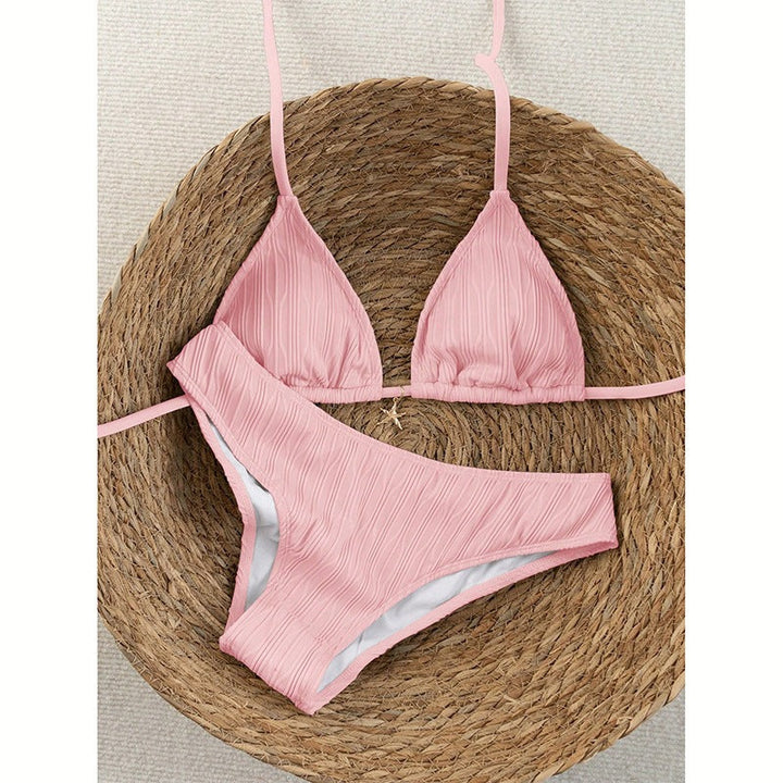 Damen Triangel-Bikini mit raffinierter Rippstruktur Drune