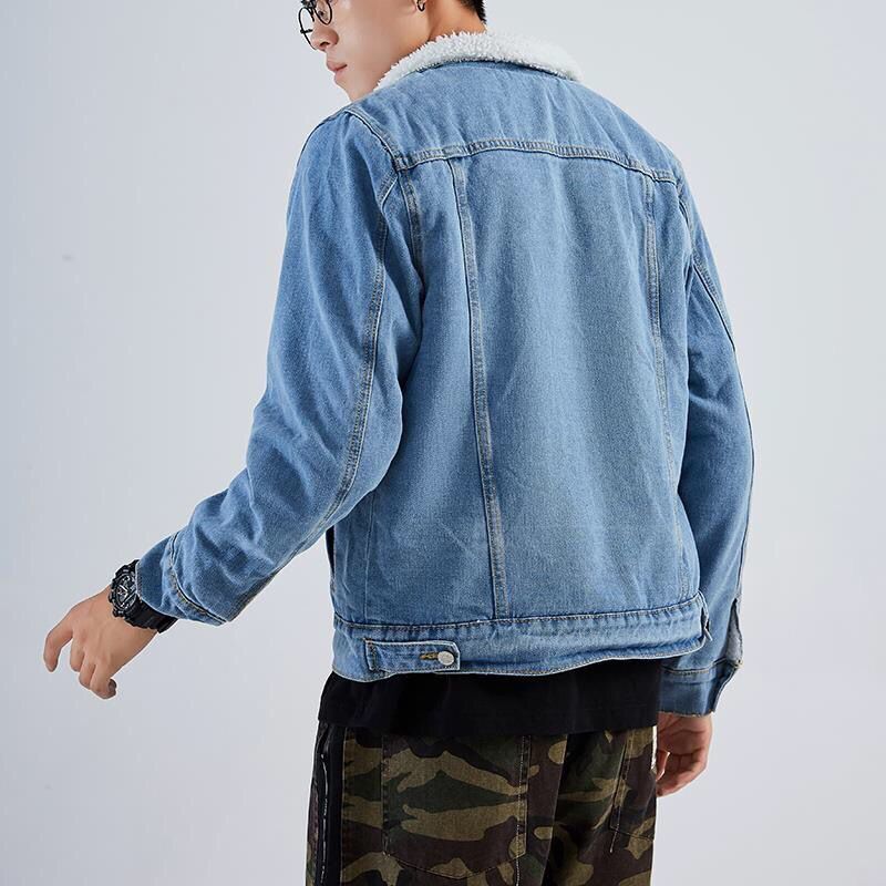Herren Denimjacke mit kuscheligem Innenfutter Drune