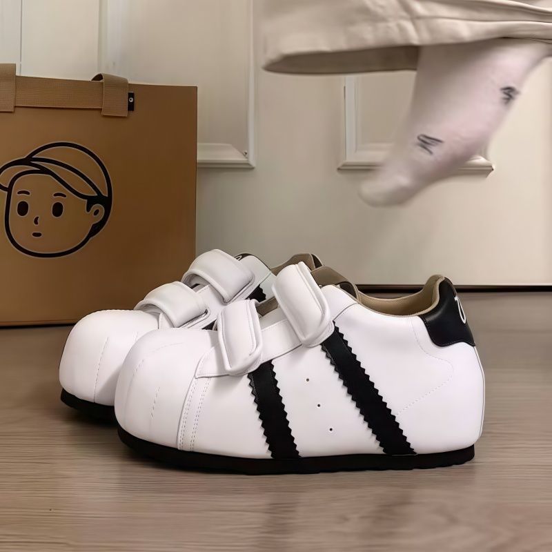 Damen Bequeme Sneakers mit doppeltem Klettverschluss und sportlichem Design Drune