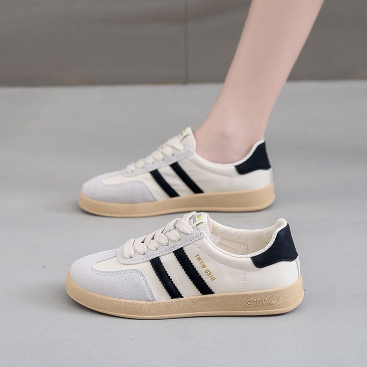 Damen Sportliche Sneakers mit modischen Streifen und dämpfender Sohle Drune