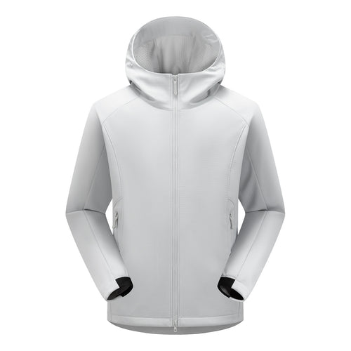 Herren Softshell-Outdoorjacke mit Kapuze, winddichter Membran und ergonomischem Schnitt Drune