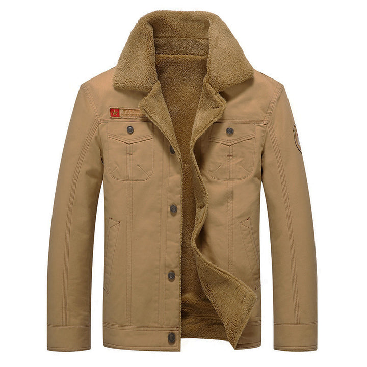 Herren Übergangsjacke mit warmem Teddyfutter Drune