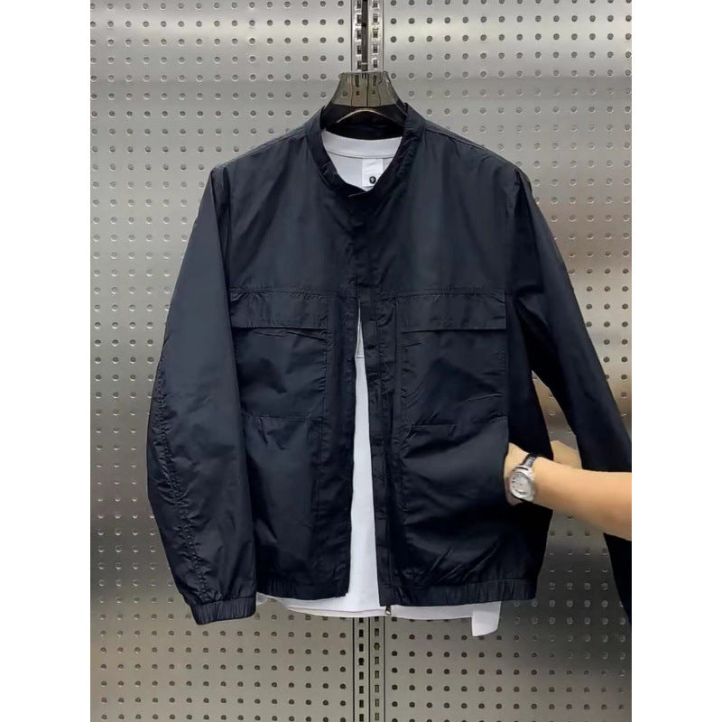 Herren Leichte Utility-Jacke mit Taschen Drune