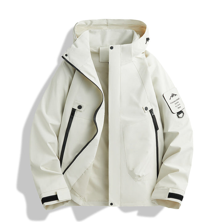 Herren Funktionsjacke mit verstellbarer Kapuze