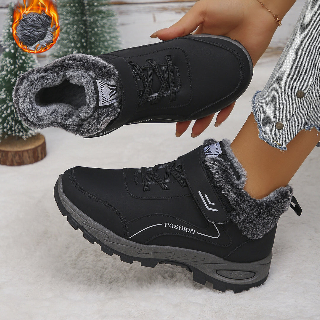 Damen Winterstiefel mit Warmfutter und rutschfester Sohle Drune