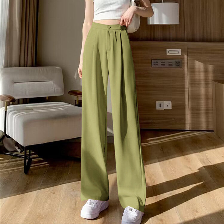 Damen Weit geschnittene Stoffhose Drune