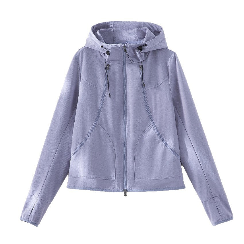 Damen Kapuzen-Softshelljacke mit Zwei-Wege-Reißverschluss und ergonomischer Schnitt Drune