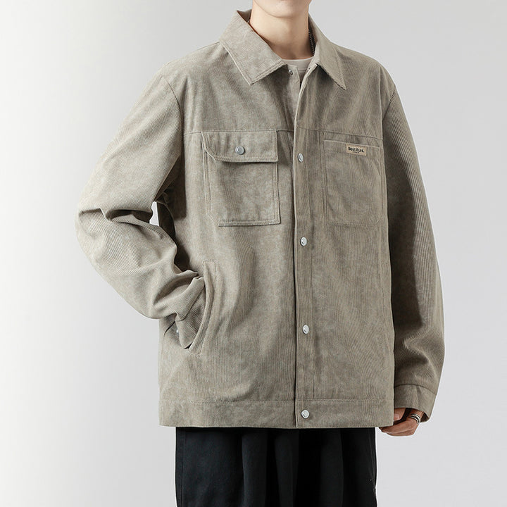 Herren Urbaner Overshirt mit modernen Taschen Drune