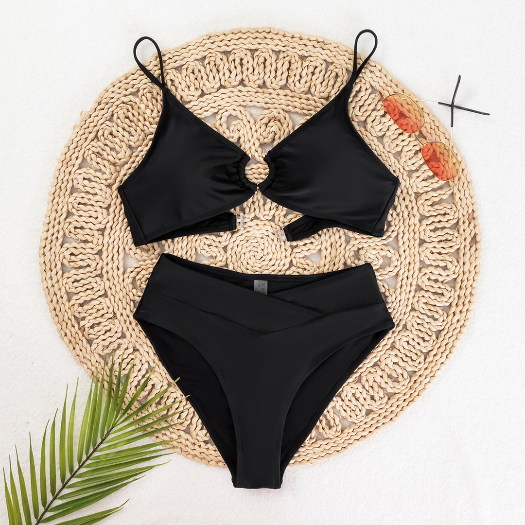 Damen Hochgeschnittener Bikini Drune