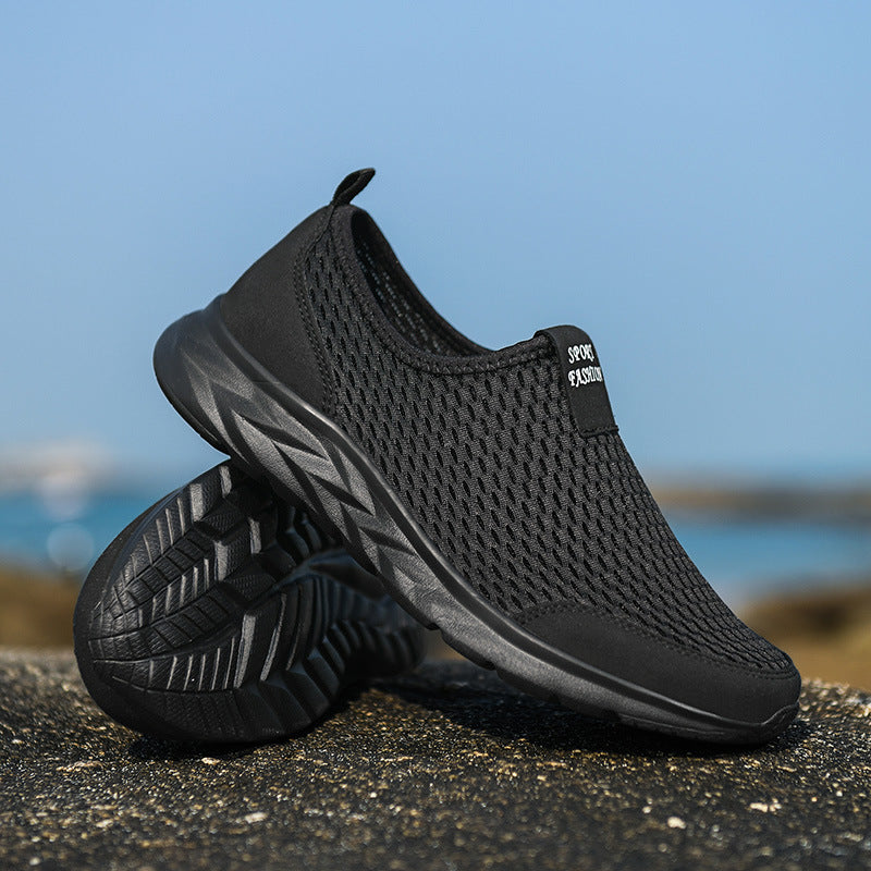 Unisex Atmungsaktive Schlupfsneaker aus Mesh mit rutschfester Leichtsohle Drune