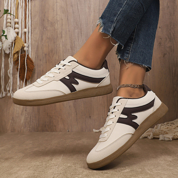 Damen Sportliche Sneaker mit atmungsaktivem Obermaterial und rutschfester Sohle Drune