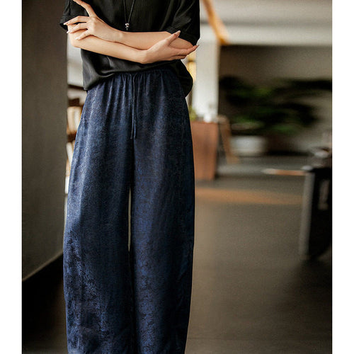 Damen Elegante und bequeme Palazzo-Hose Drune