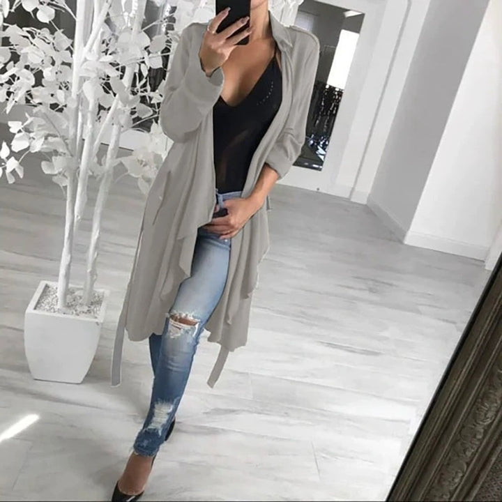 Damen modischer Trenchcoat Drune